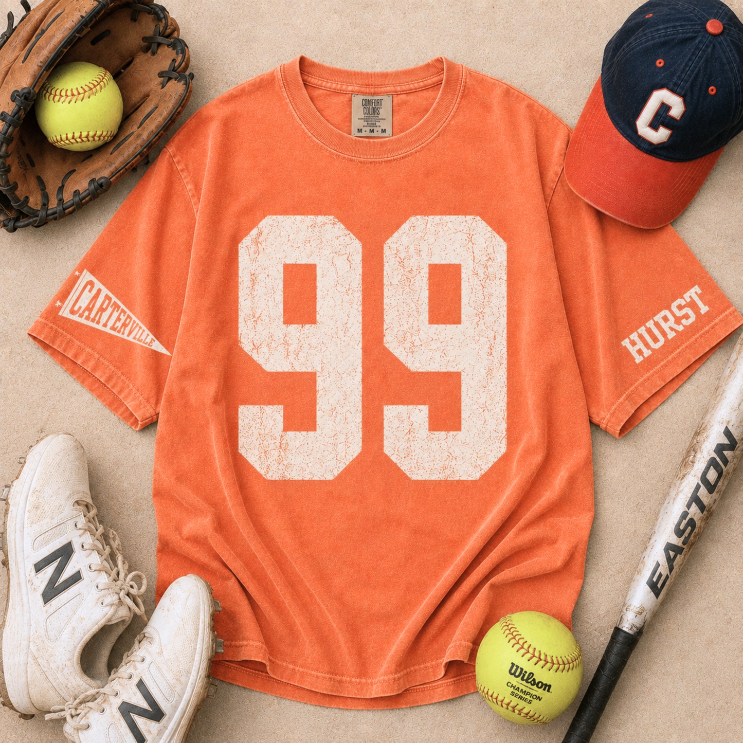 Varsity Stars Number Tee (Personalized)