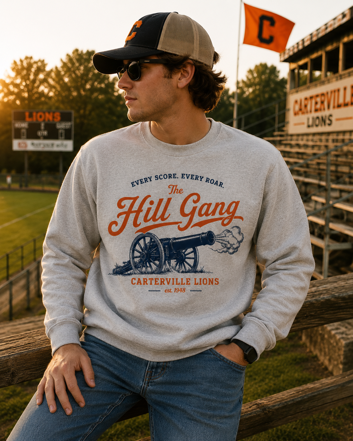 Friday Night Lights Hill Gang Hoodie/ Crewneck Sweatshirt