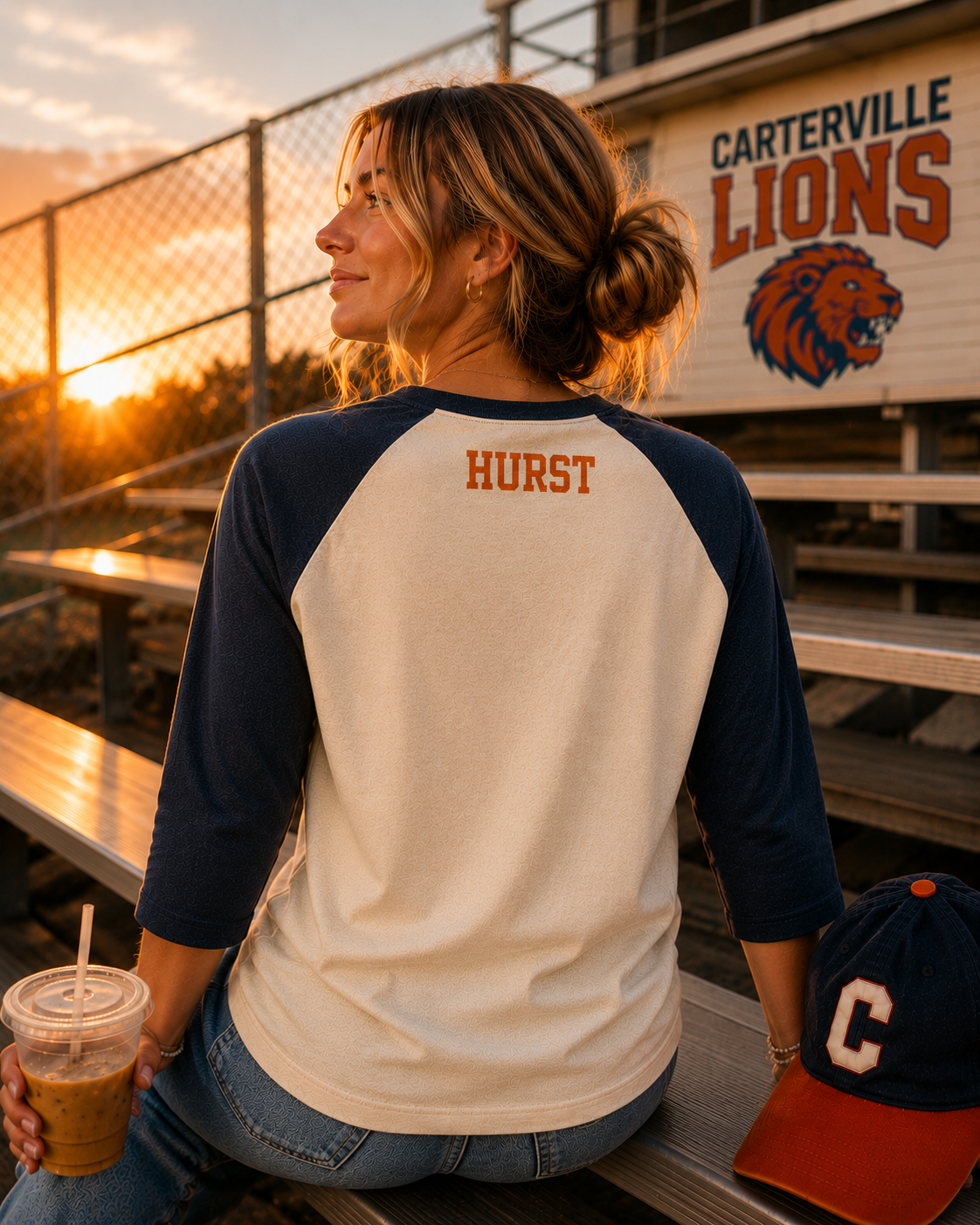 Varsity Numbers 3/4 Sleeve Raglan Tee (Personalized)