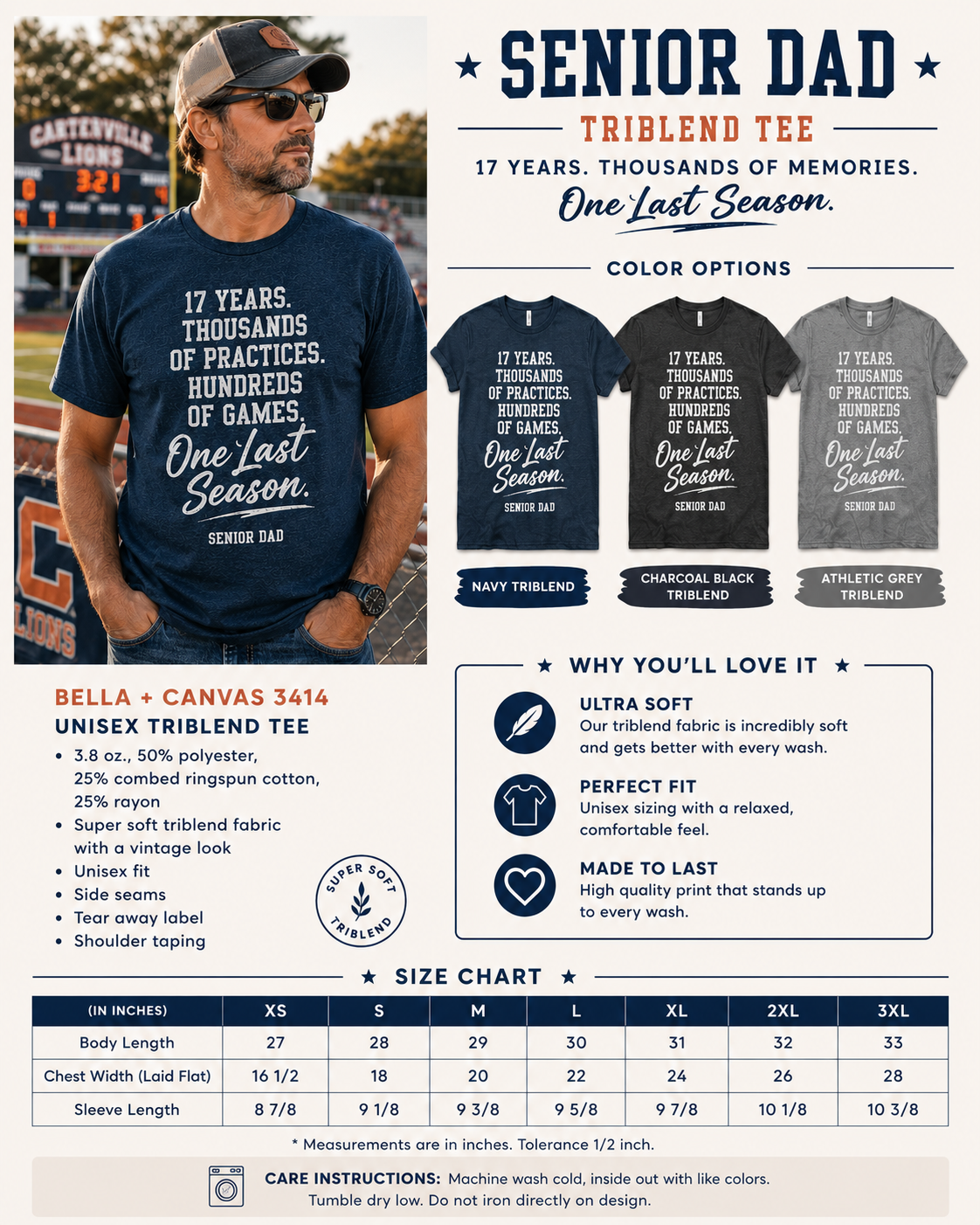 One Last Season Dad Tee