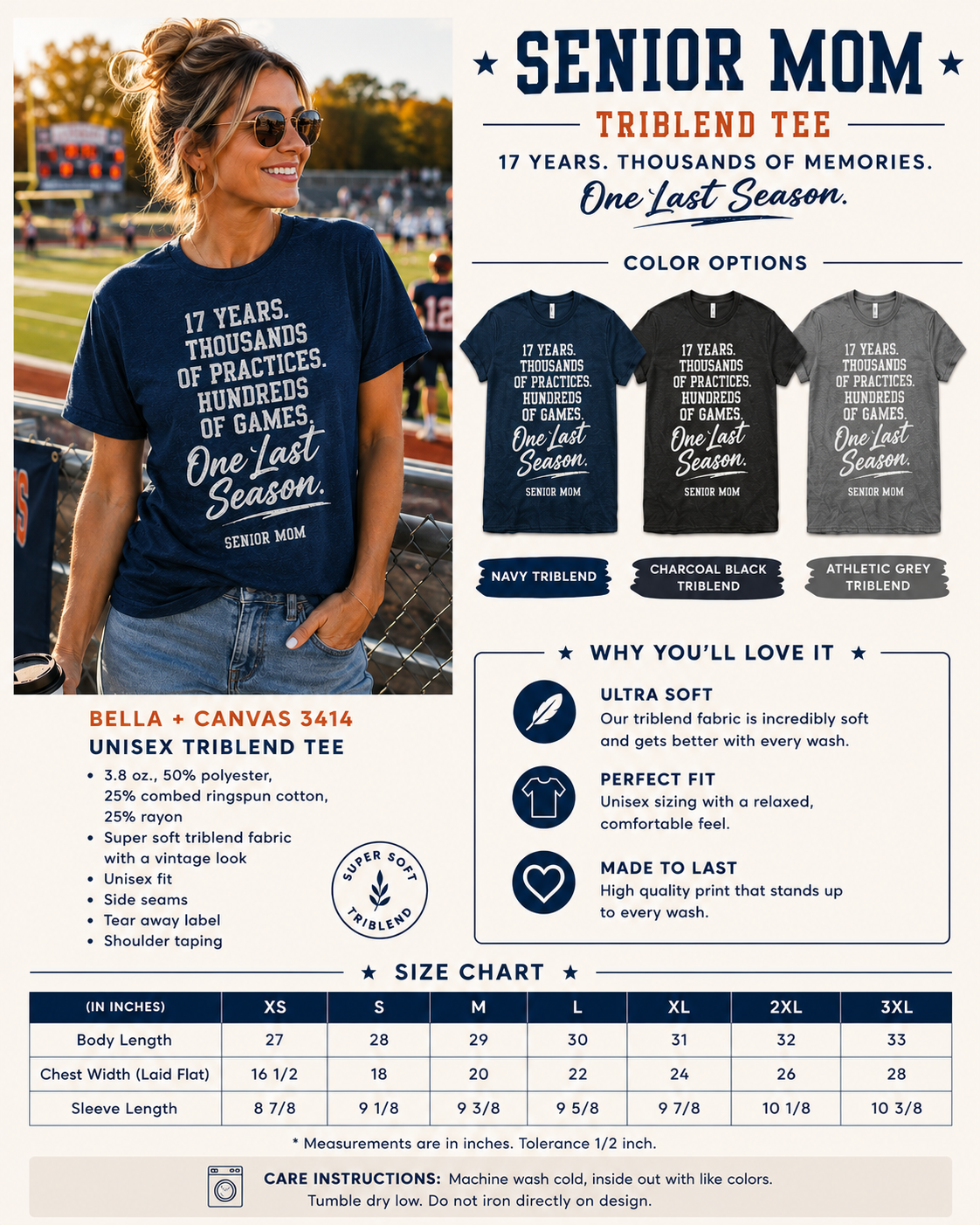 One Last Season Mom Tee