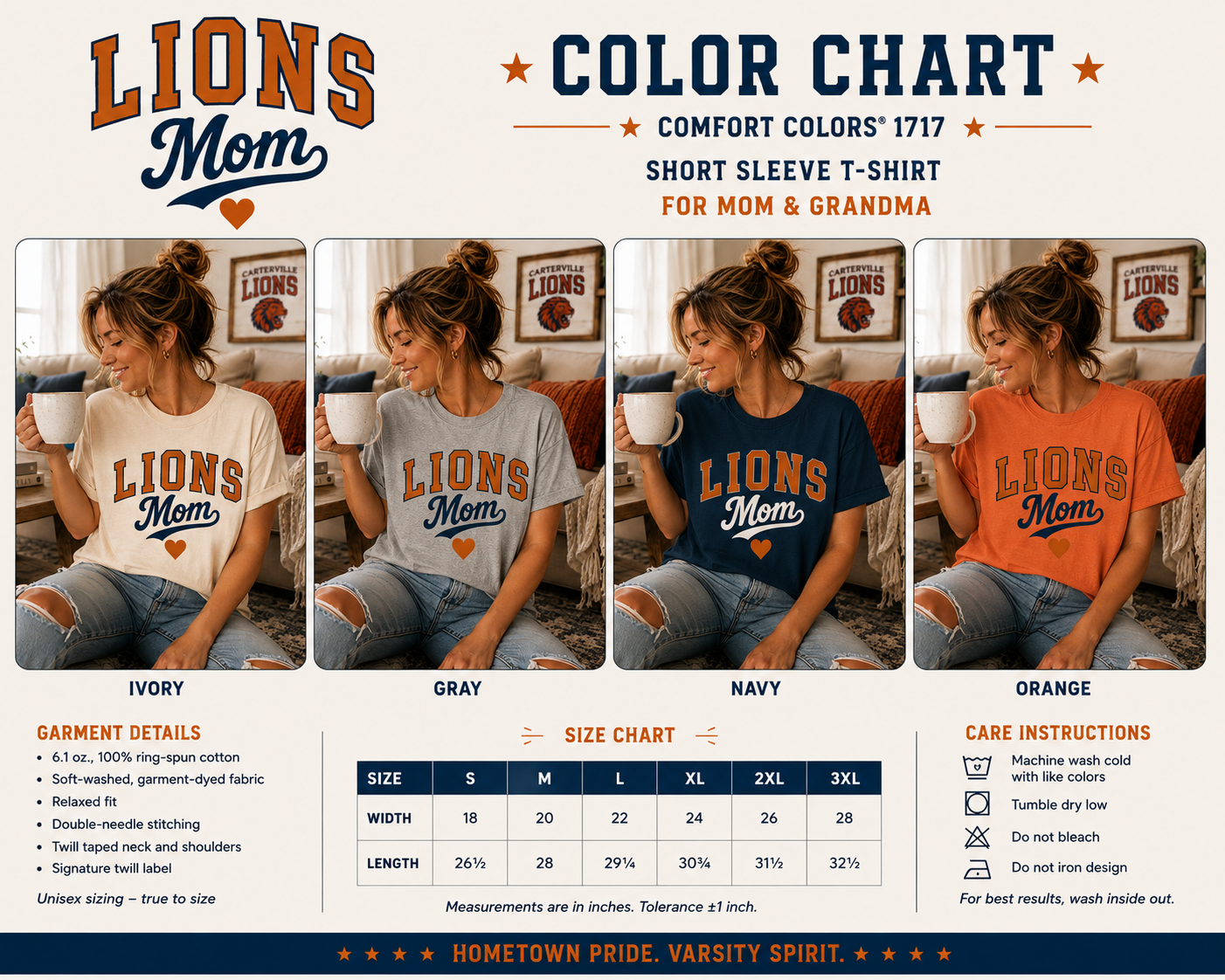 Lions Mom Tee