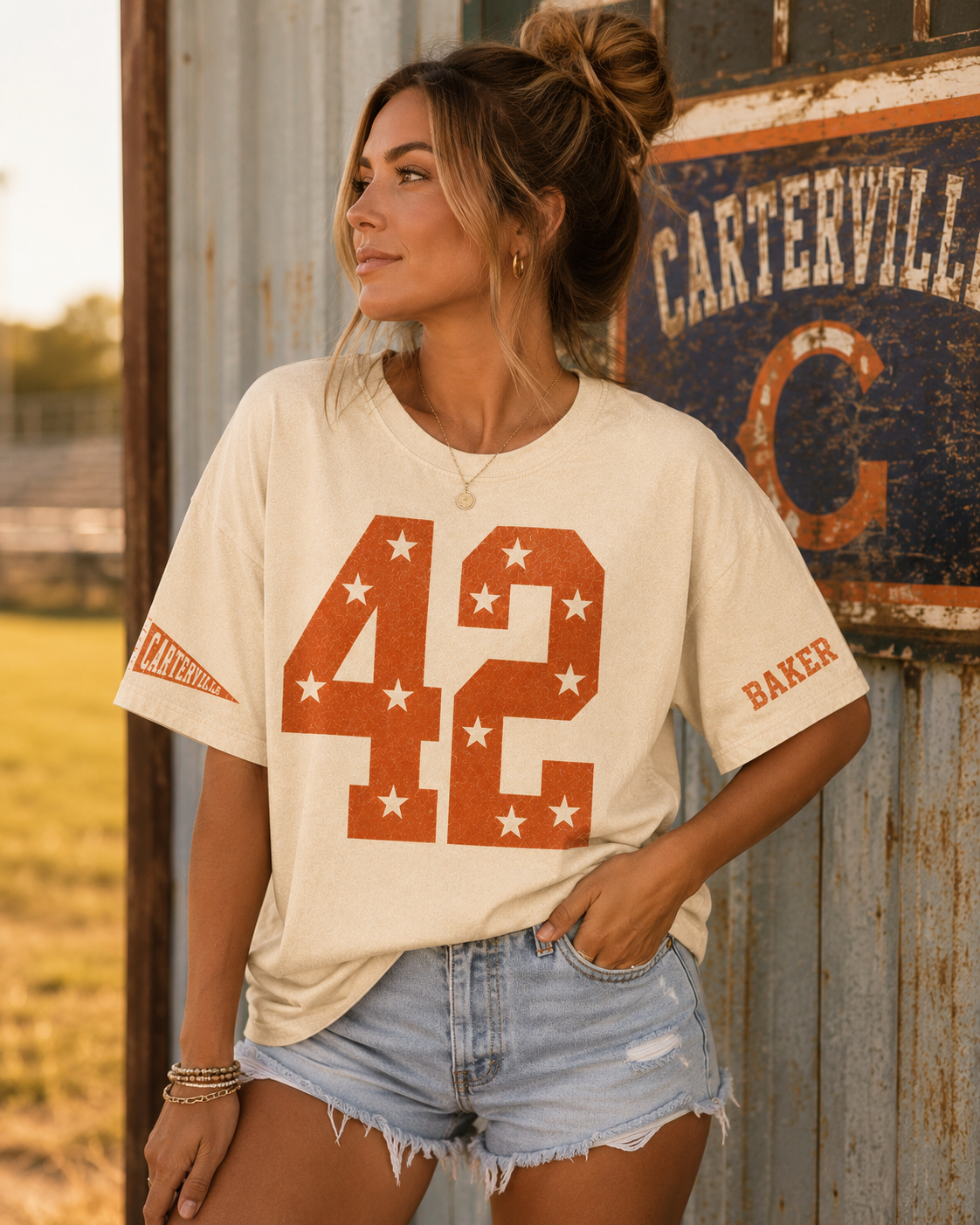 Varsity Stars Number Tee (Personalized)