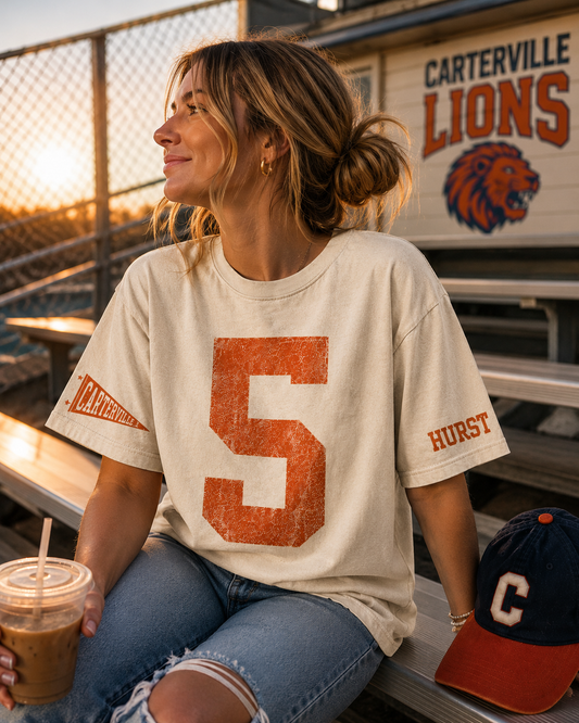 Varsity Number Tee (Personalized)