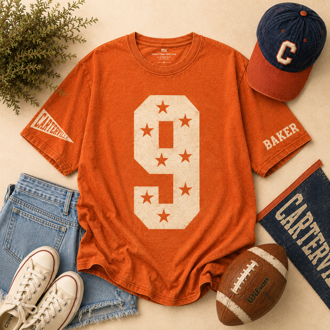 Varsity Stars Number Tee (Personalized)