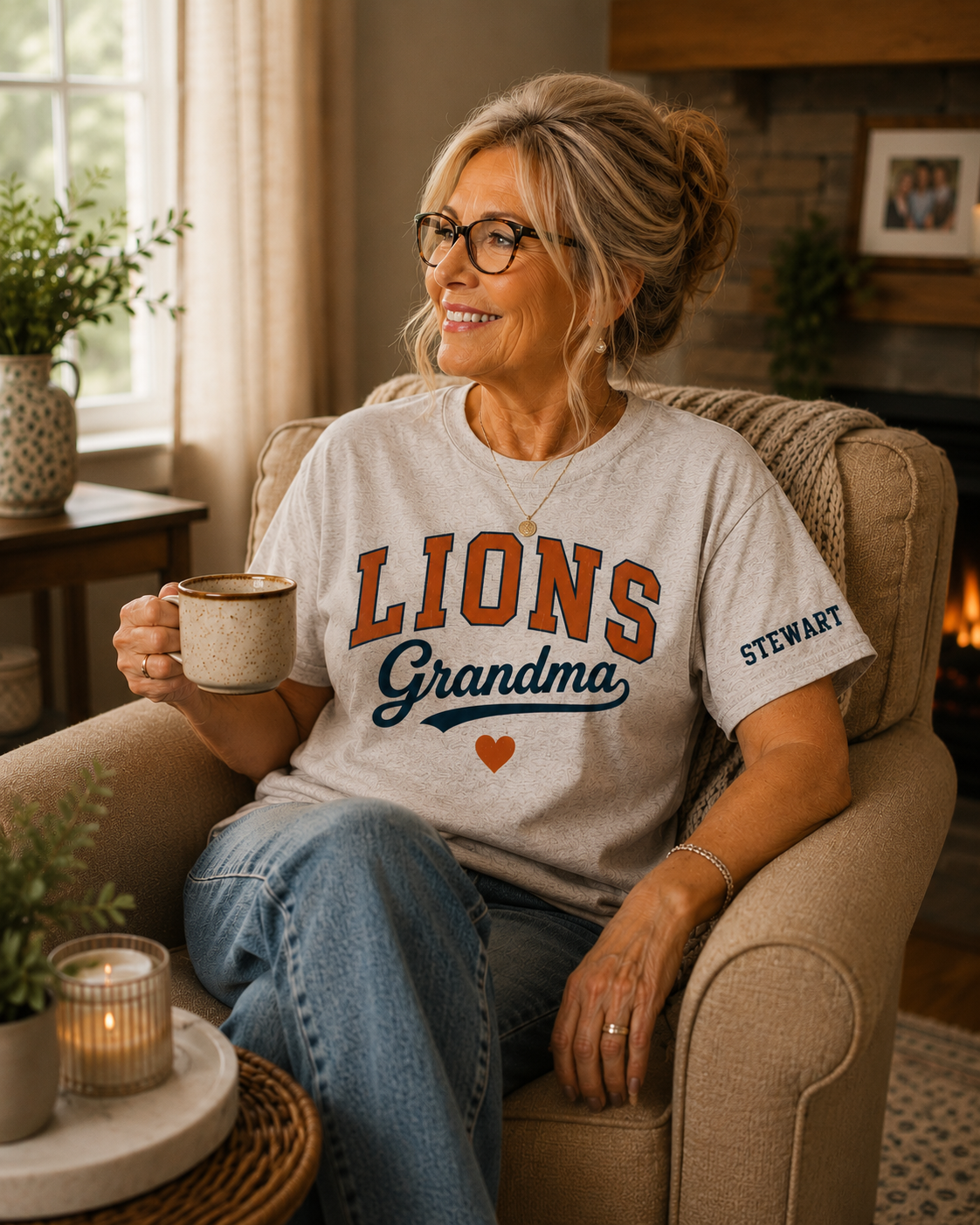 Family Lions Grandma Tee