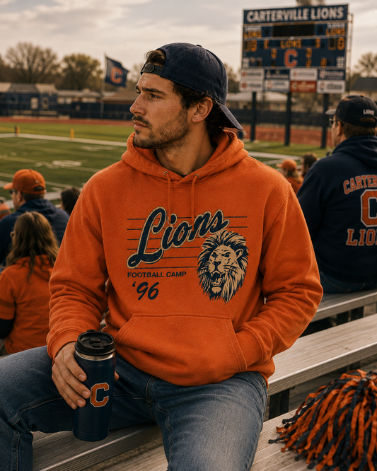 '96 Football Camp Throwback Hoodie/ Crewneck Sweatshirt