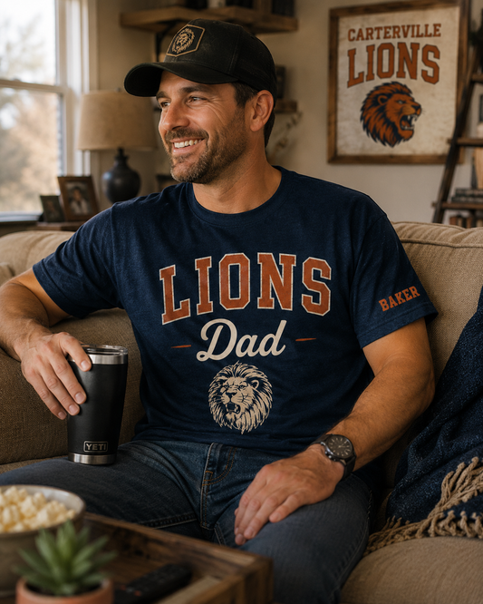 Family Lions Dad Tee