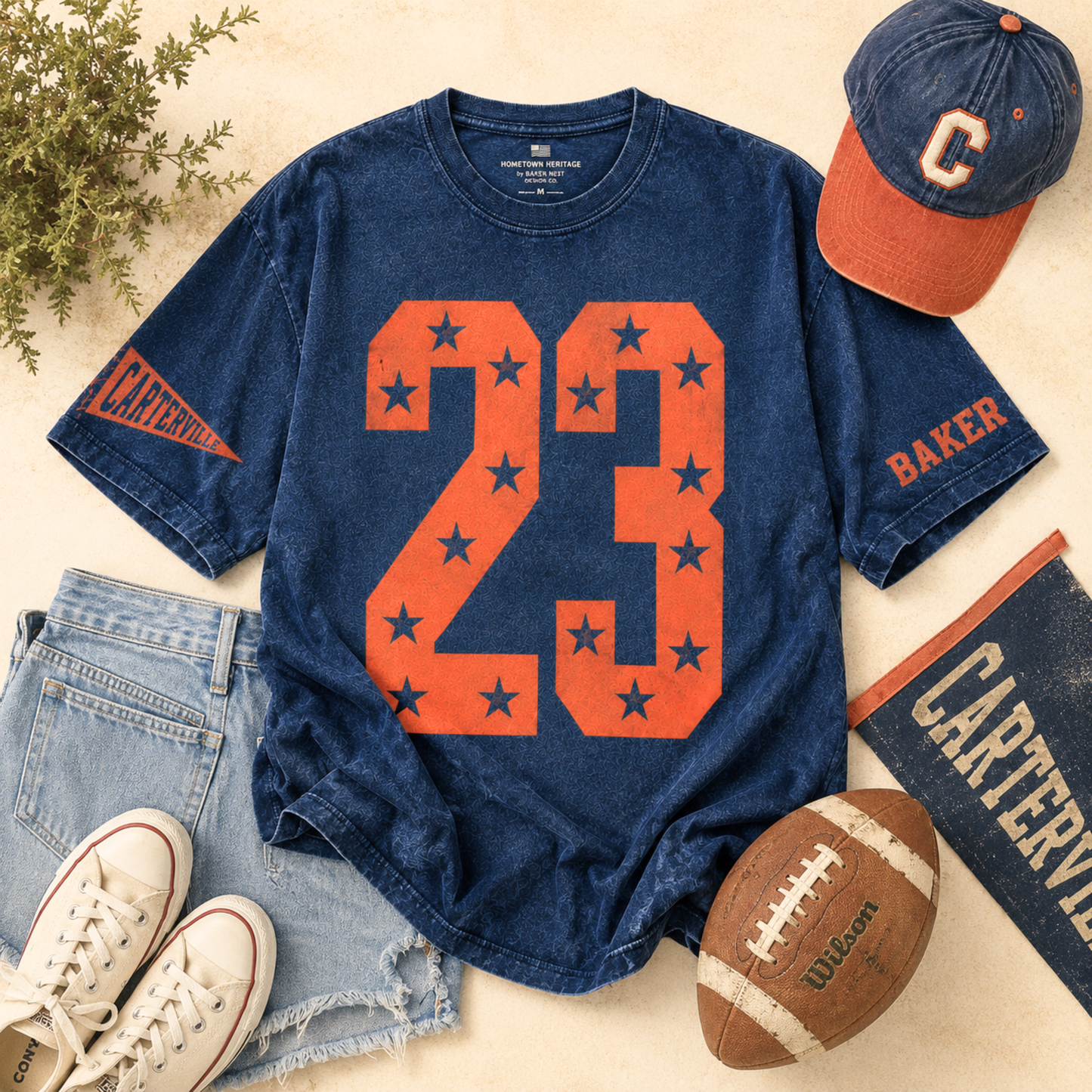 Varsity Stars Number Tee (Personalized)